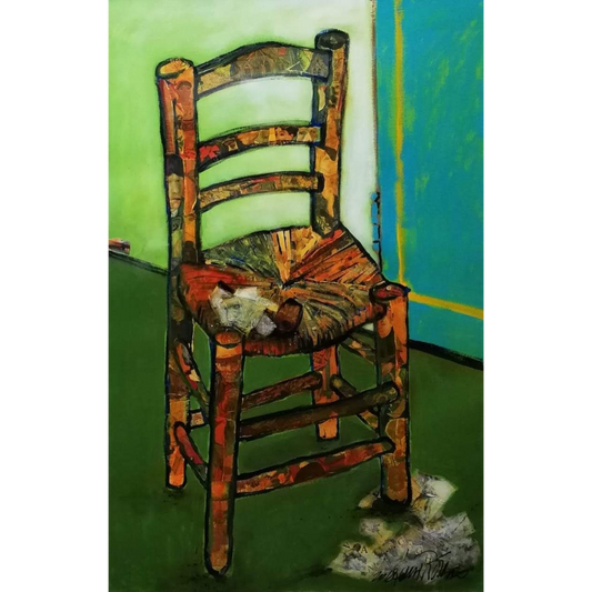 La pausa dell'artista - Omaggio a Van Gogh