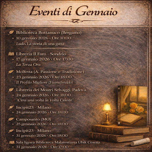 📚 GENNAIO È IL MESE DEGLI INCONTRI
