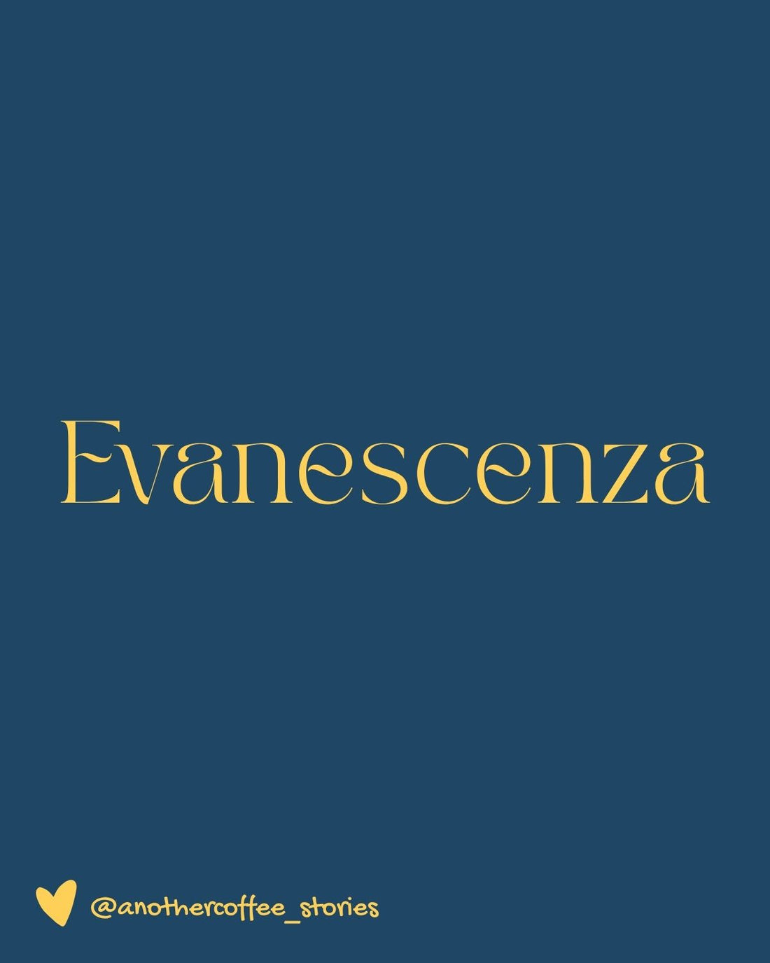 EVANESCENZA