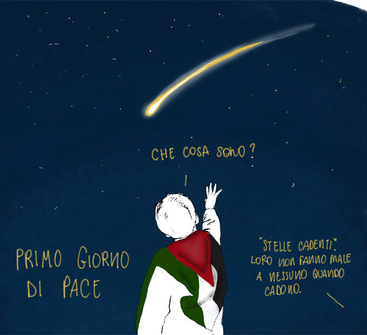 PRIMO GIORNO DI PACE — illustrazione di Giulia Palladini